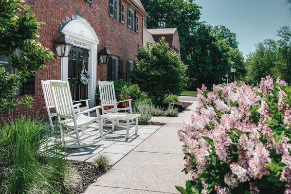 Voorkant van accommodatie