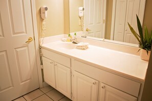 Condo, 2 Bedrooms (201) | Bathroom | Combined shower/tub, free toiletries, towels, soap - Gatlinburg Chateau Rentals (Gatlinburg)