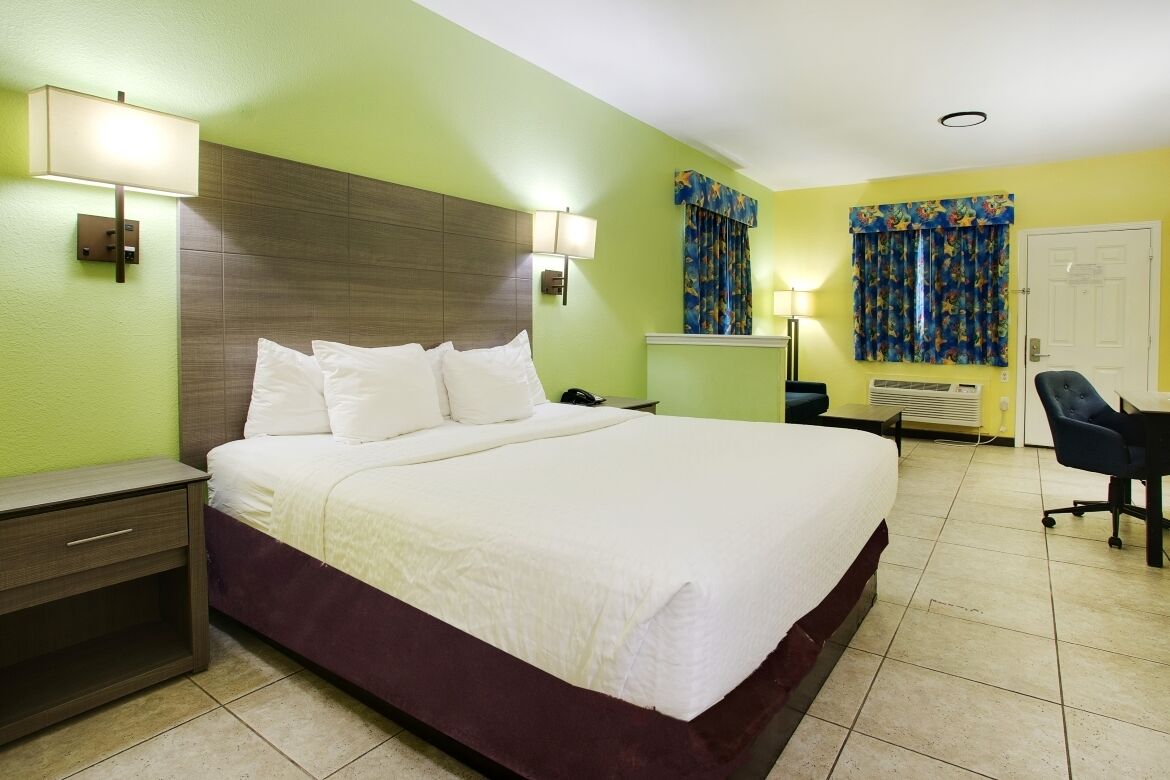 1 bedroom, blackout curtains, iron/ironing board, free wifi