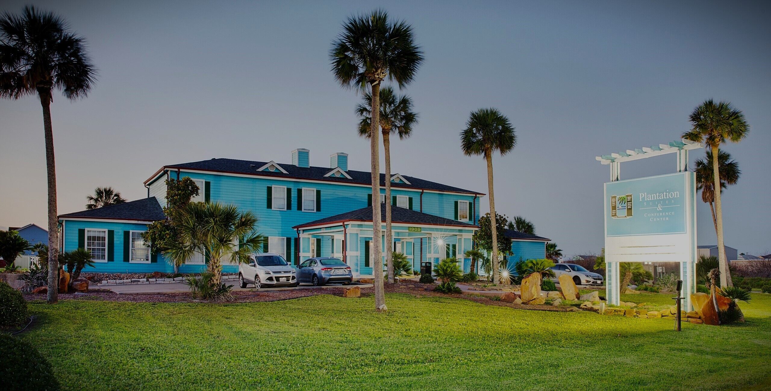 front of property – evening/night