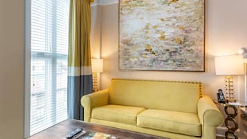 Suite, Non Smoking (2 Double Beds) | Premium bedding, in-room safe, desk, laptop workspace