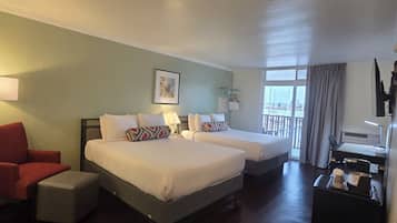 Superior Room, 2 Queen Beds, Marina View | Premium bedding, down duvets, desk, iron/ironing board