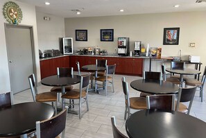 Free daily on-the-go breakfast 