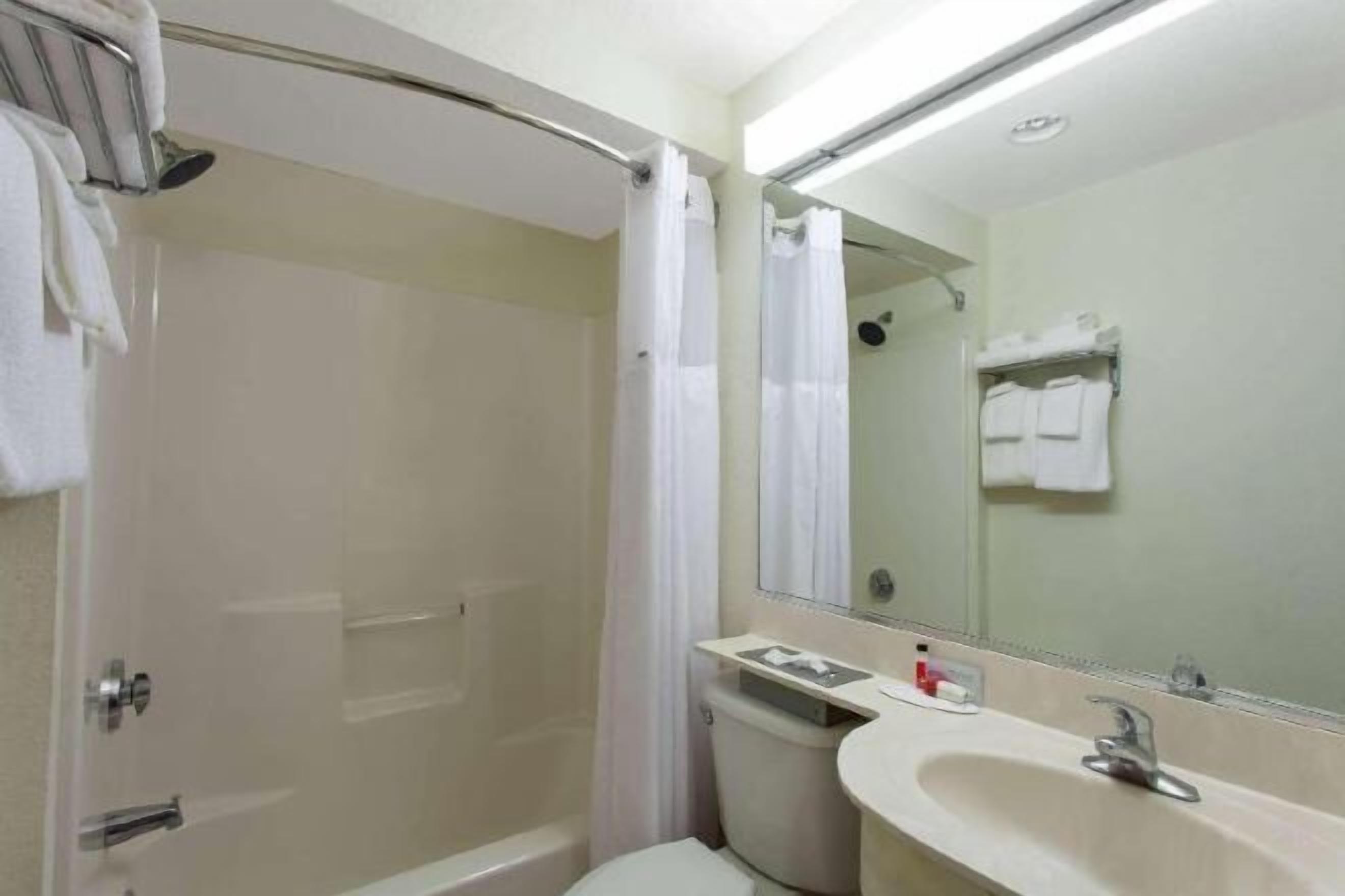 Bathroom | Combined shower/tub, free toiletries, hair dryer, towels