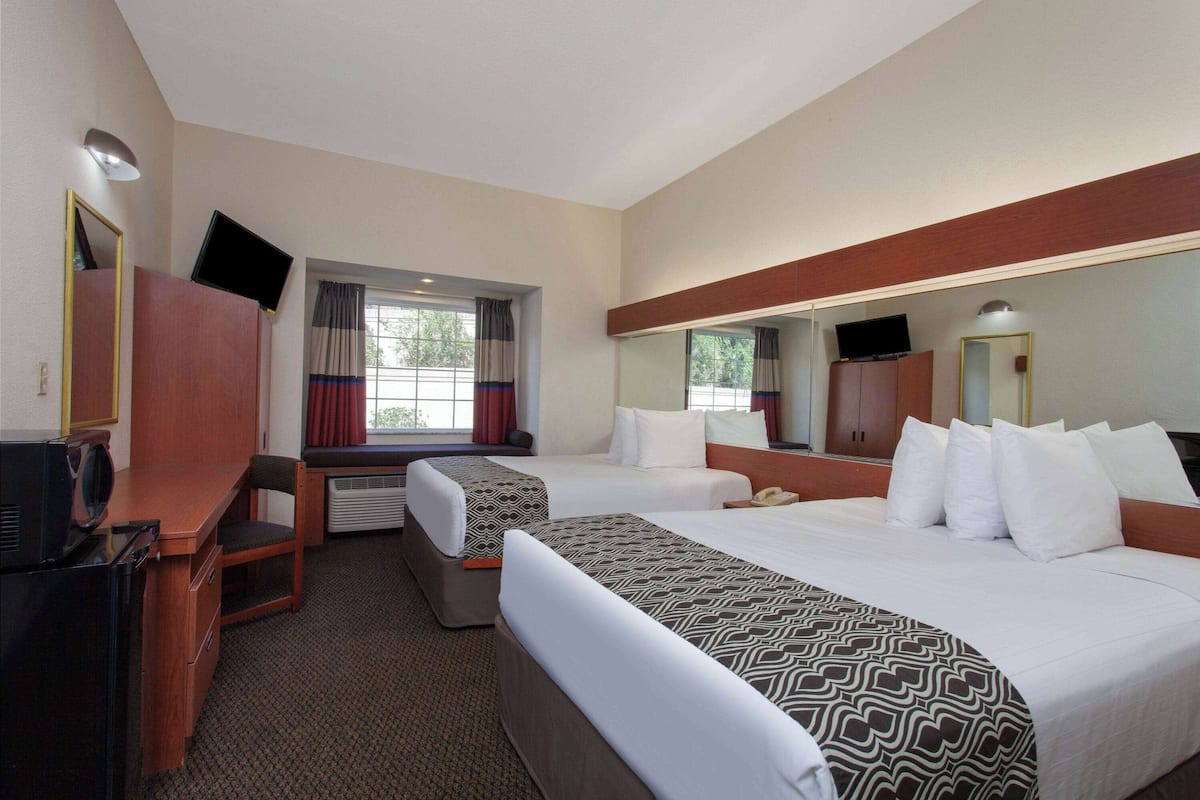 Standard Room, 2 Queen Beds | Premium bedding, in-room safe, desk, blackout drapes