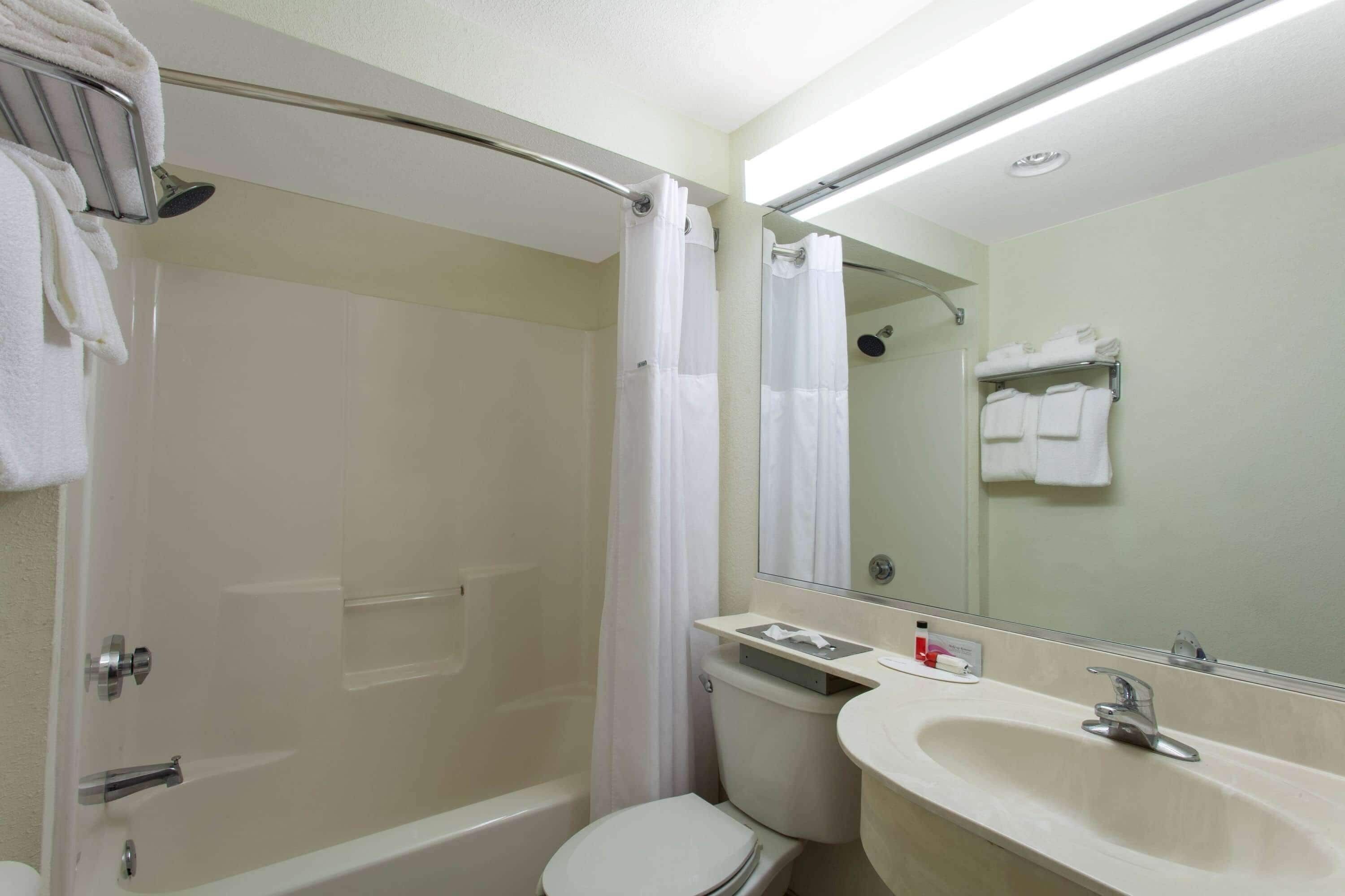 Bathroom | Combined shower/tub, free toiletries, hair dryer, towels