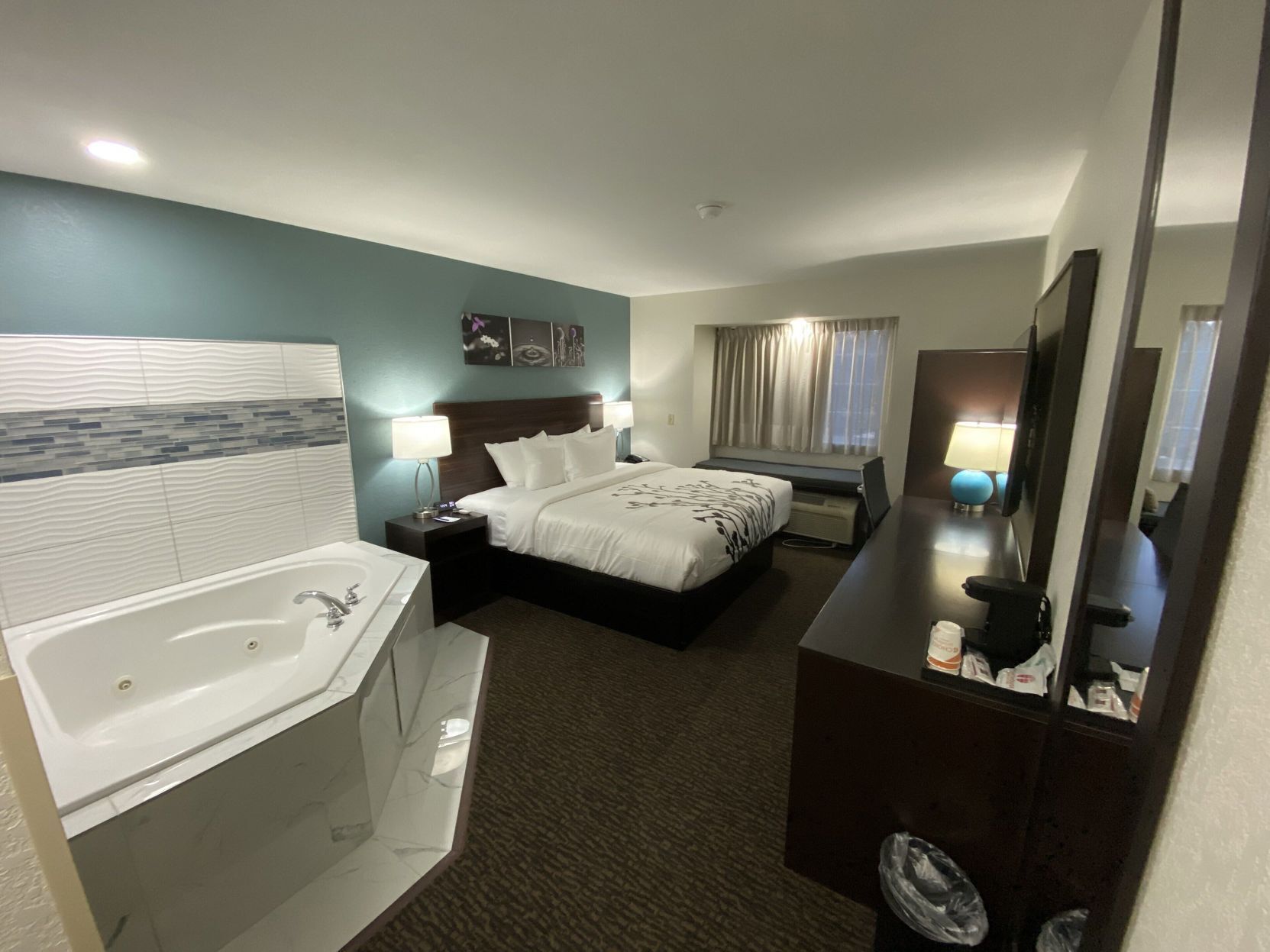 Premium bedding, pillowtop beds, individually furnished, desk