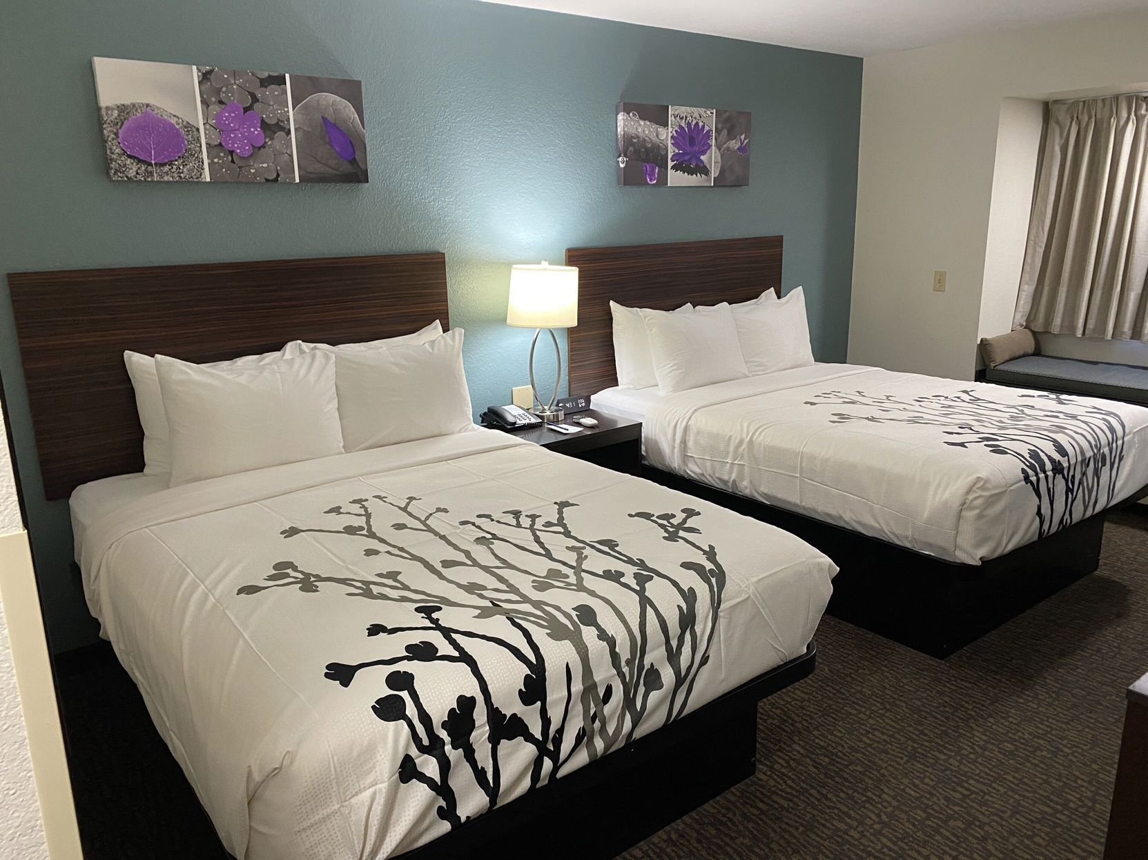 Premium bedding, pillowtop beds, individually furnished, desk
