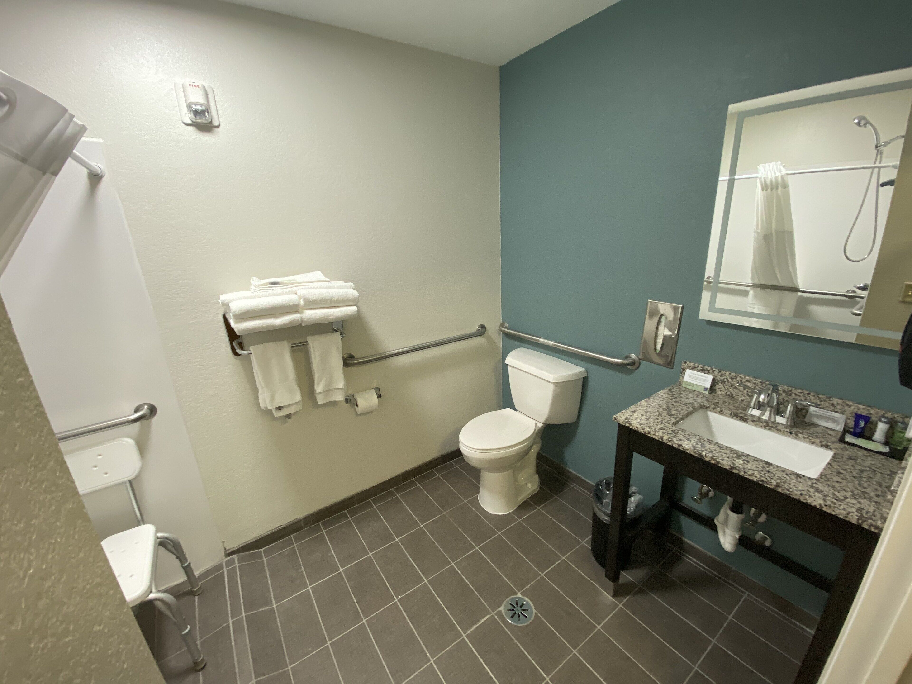 room, 2 queen beds, accessible, non smoking | bathroom | combined shower/bathtub, free toiletries, hair dryer, towels