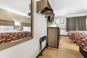 Deluxe Room, 2 Queen Beds, Non Smoking | Desk, blackout curtains, free WiFi, bed sheets - Red Roof Inn Huntsville, AL (Huntsville)