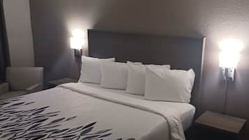 Bureau, rideaux occultants, Wi-Fi gratuit, draps fournis