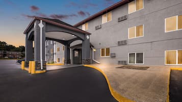 Front of property – evening/night