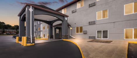 Front of property - evening/night