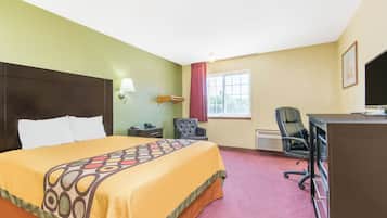 Standard Room, 1 Queen Bed, Smoking | Desk, blackout drapes, iron/ironing board, cribs/infant beds