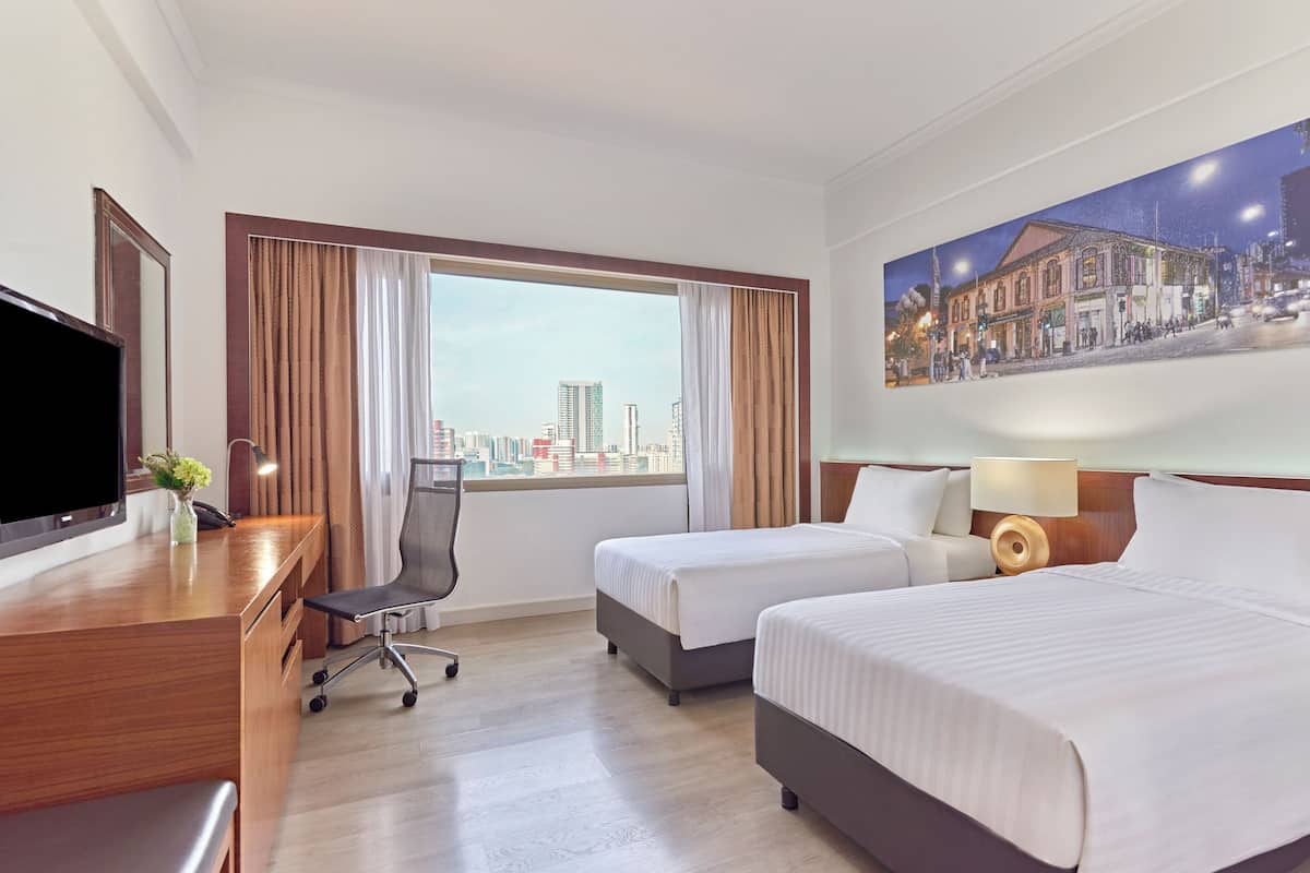 1 habitación y ropa de cama de alta calidad