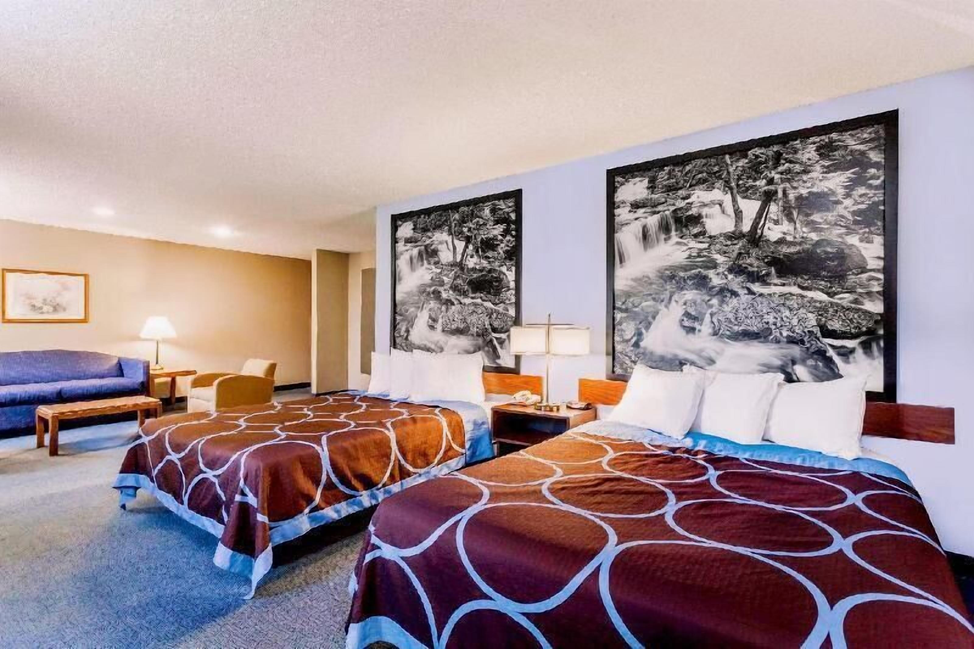 In-room safe, desk, iron/ironing board, free cribs/infant beds