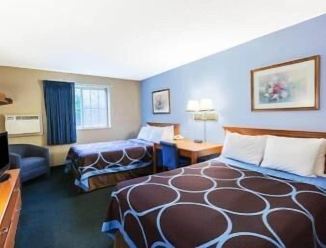 In-room safe, desk, iron/ironing board, free cribs/infant beds