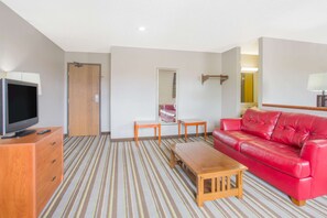 开间套房, 2 张大床, 无烟房 | 办公桌、免费 WiFi、床单