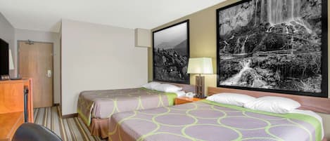 Suite estudio, 2 camas Queen size, para no fumadores | Escritorio, wifi gratis y ropa de cama