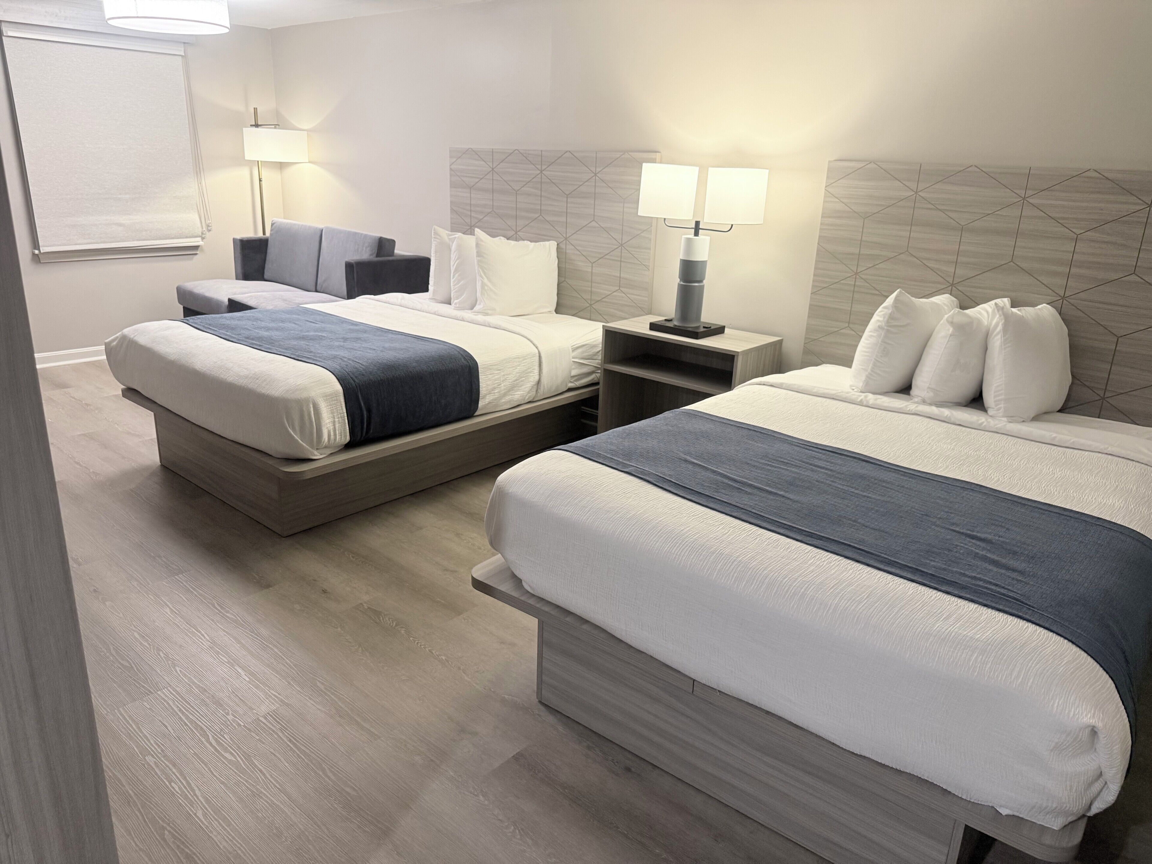 Individually decorated, individually furnished, blackout drapes