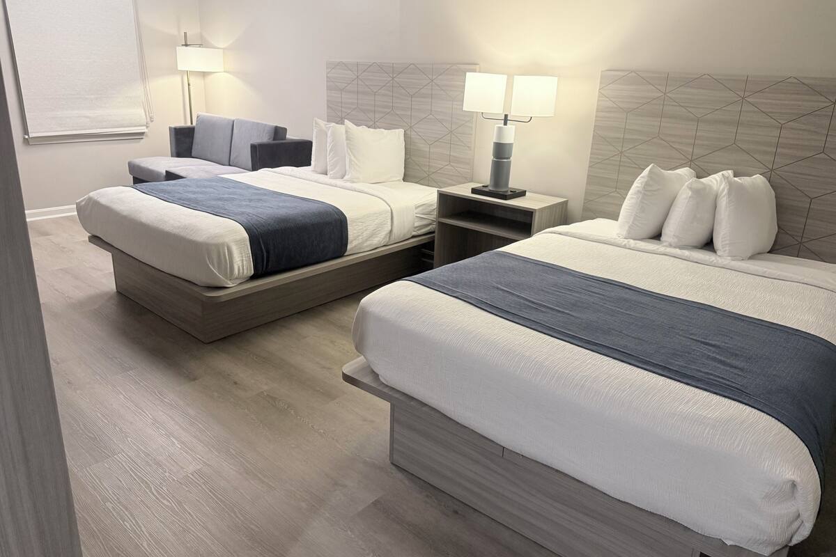 Individually decorated, individually furnished, blackout drapes