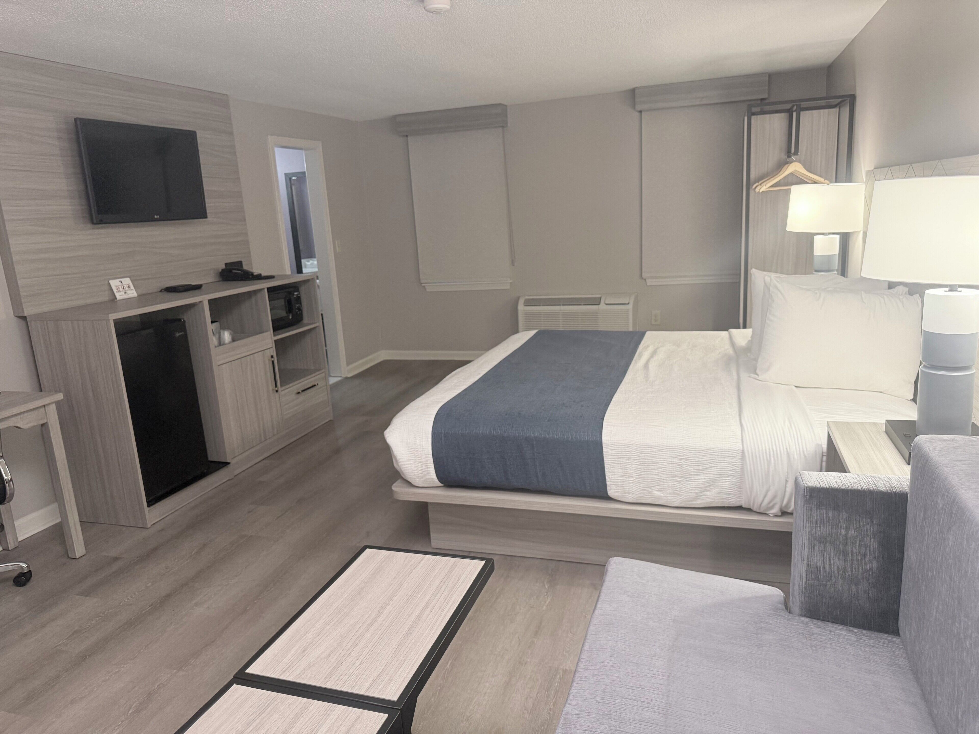 Individually decorated, individually furnished, blackout drapes