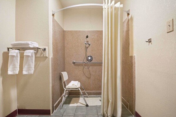 Free toiletries, hair dryer, towels