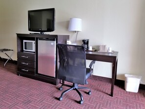 In-room safe, desk, iron/ironing board, free cribs/infant beds
