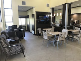 Sala de estar en el lobby