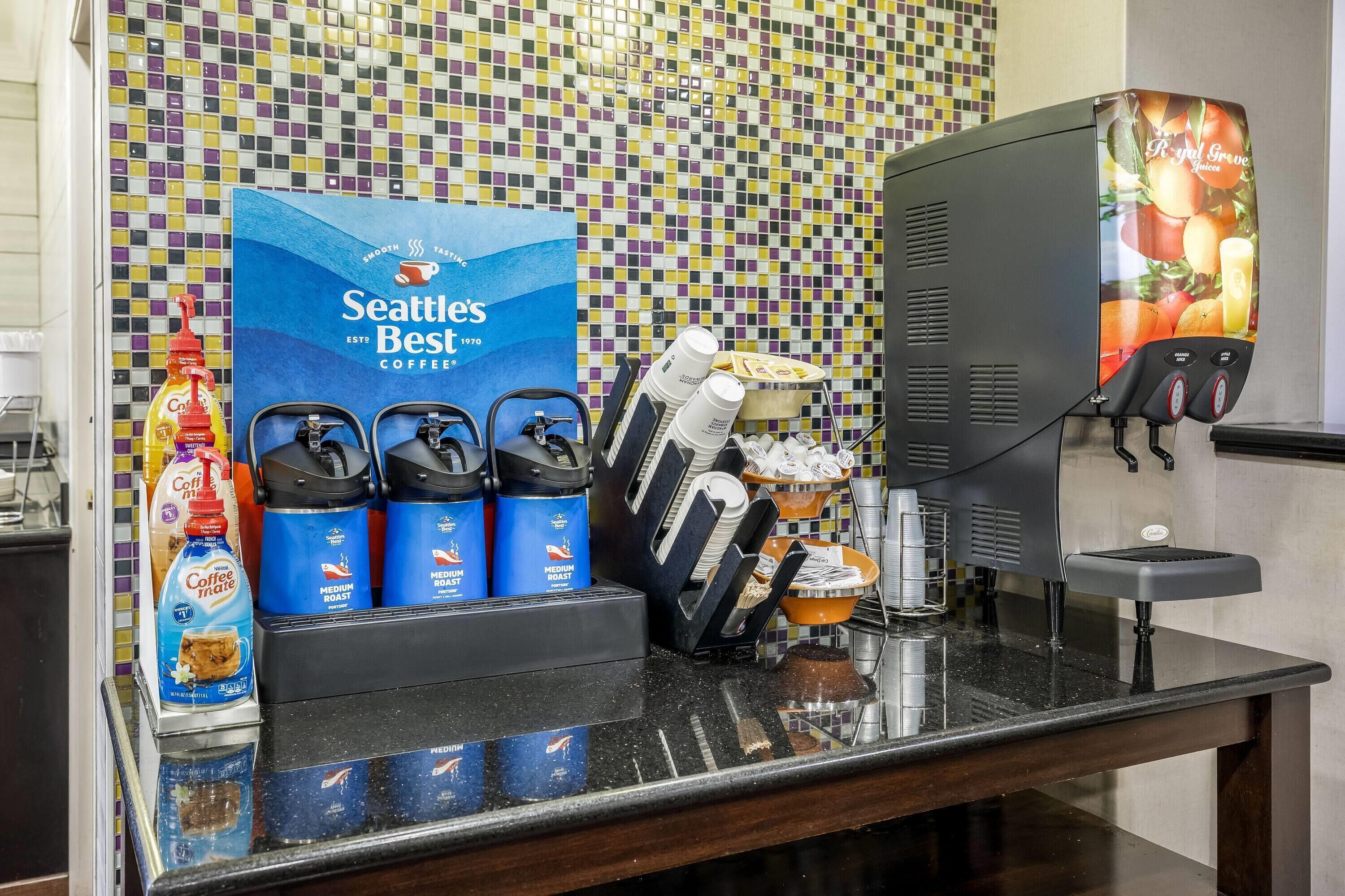 Free buffet breakfast