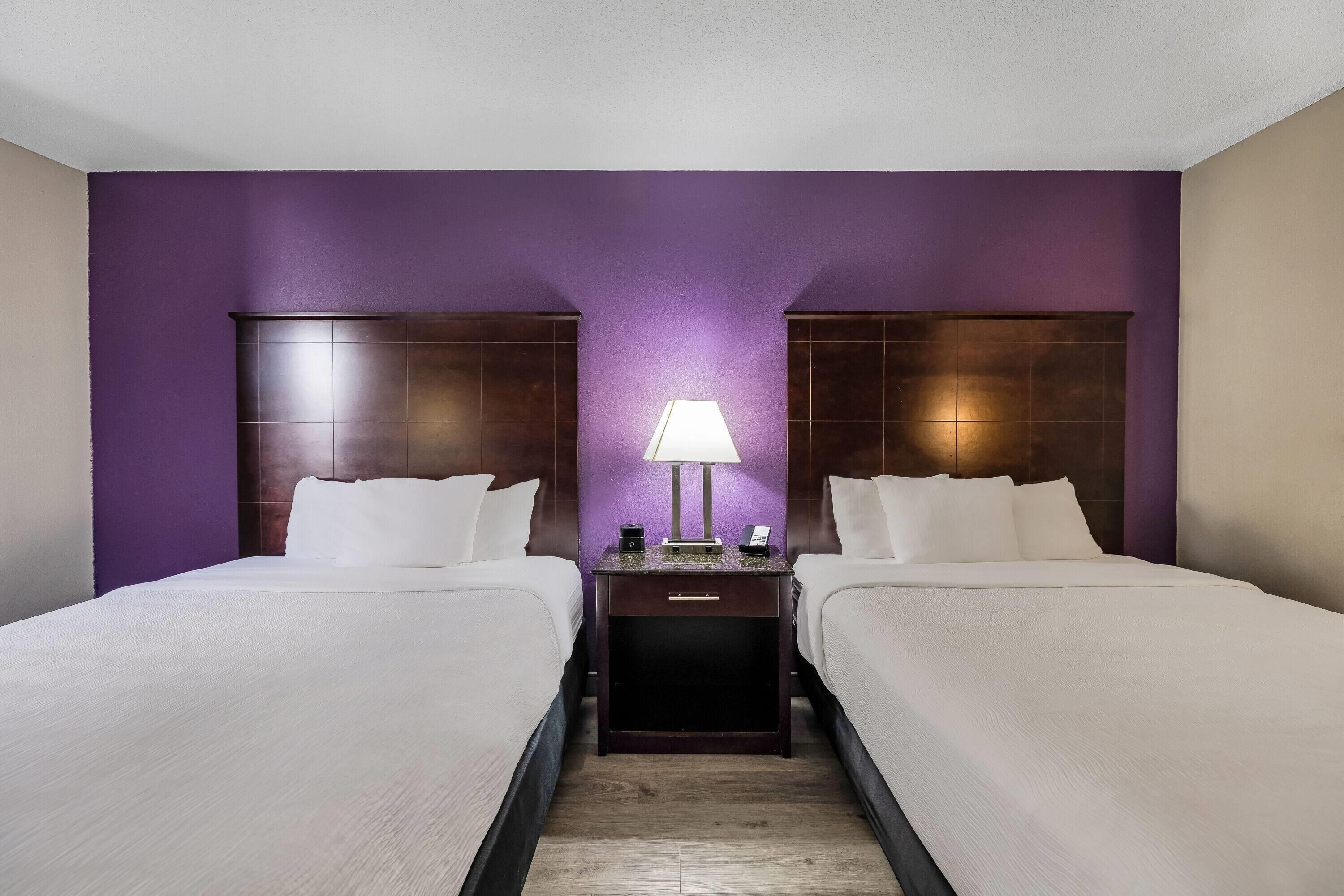 Deluxe Room, 2 Queen Beds, Non Smoking | Premium bedding, pillowtop beds, desk, blackout drapes