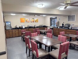 Free daily full breakfast