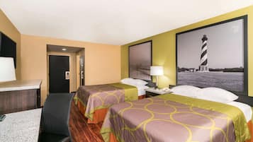 Desk, free cribs/infant beds, free WiFi, bed sheets