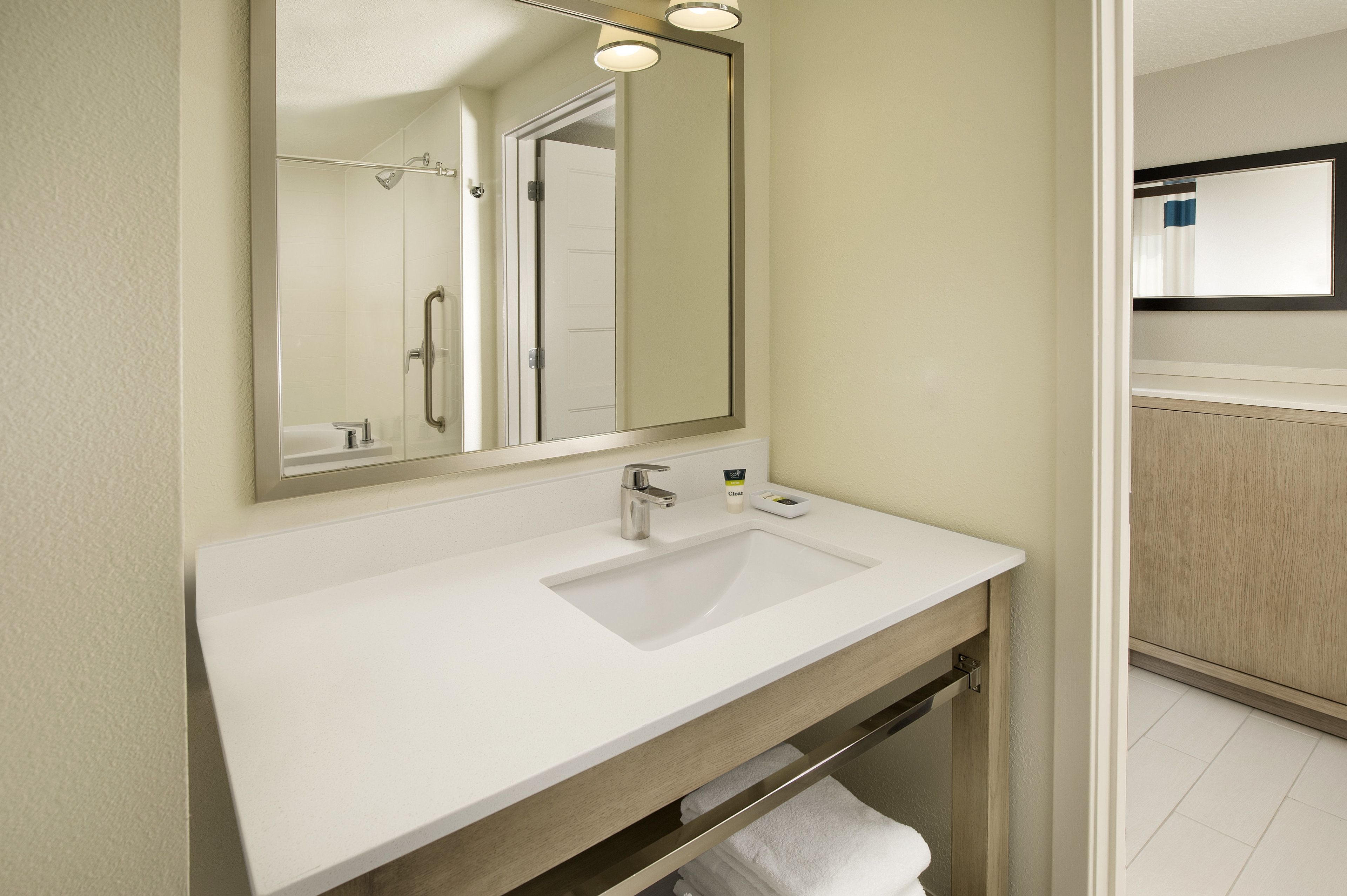 free toiletries, hair dryer, towels, soap