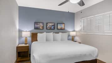 Premium bedding, pillow-top beds, individually decorated