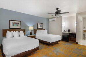 Standard Room, 2 Double Beds, Accessible, Non Smoking | 2 bedrooms, premium bedding, pillowtop beds, individually decorated