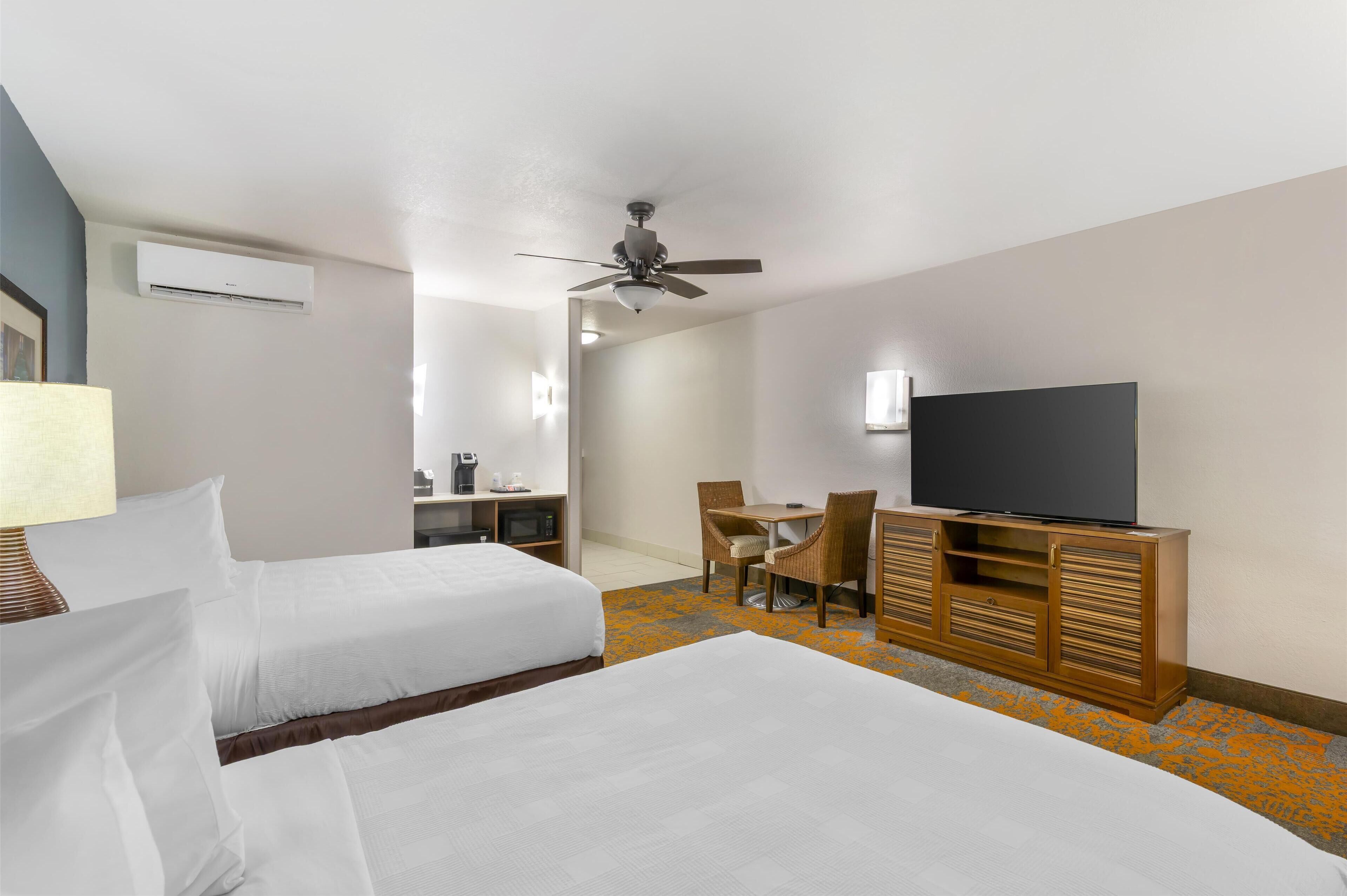 standard room, 2 double beds, accessible, non smoking | 2 bedrooms, premium bedding, pillow-top beds, individually decorated