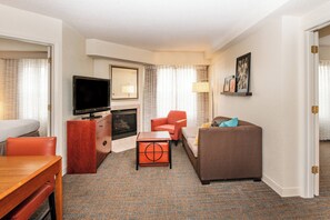 42-inch LCD TV with cable channels, TV