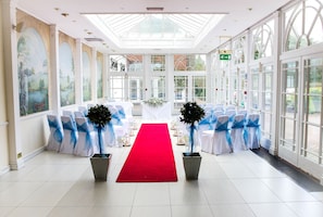 Indoor wedding