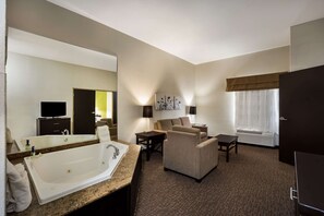 Egyptian cotton sheets, premium bedding, pillow-top beds, in-room safe
