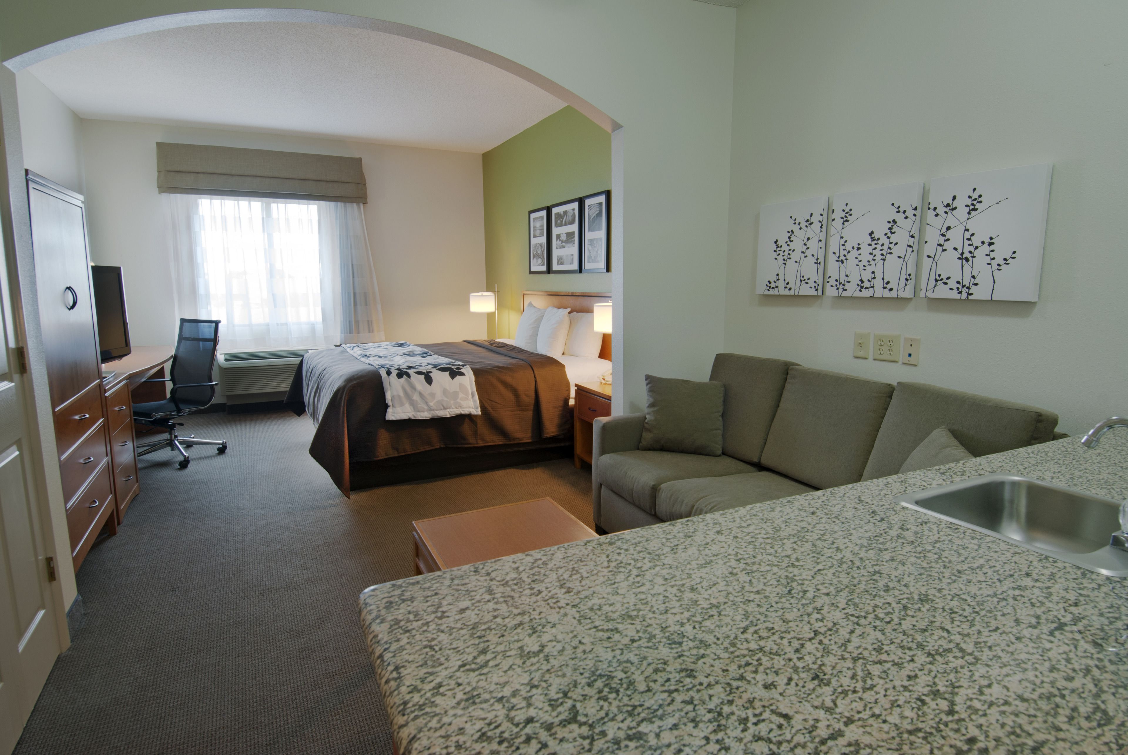 Suite, 1 Tempat Tidur King dengan tempat tidur Sofa, Bebas Asap Rokok | Pemandangan dari kamar