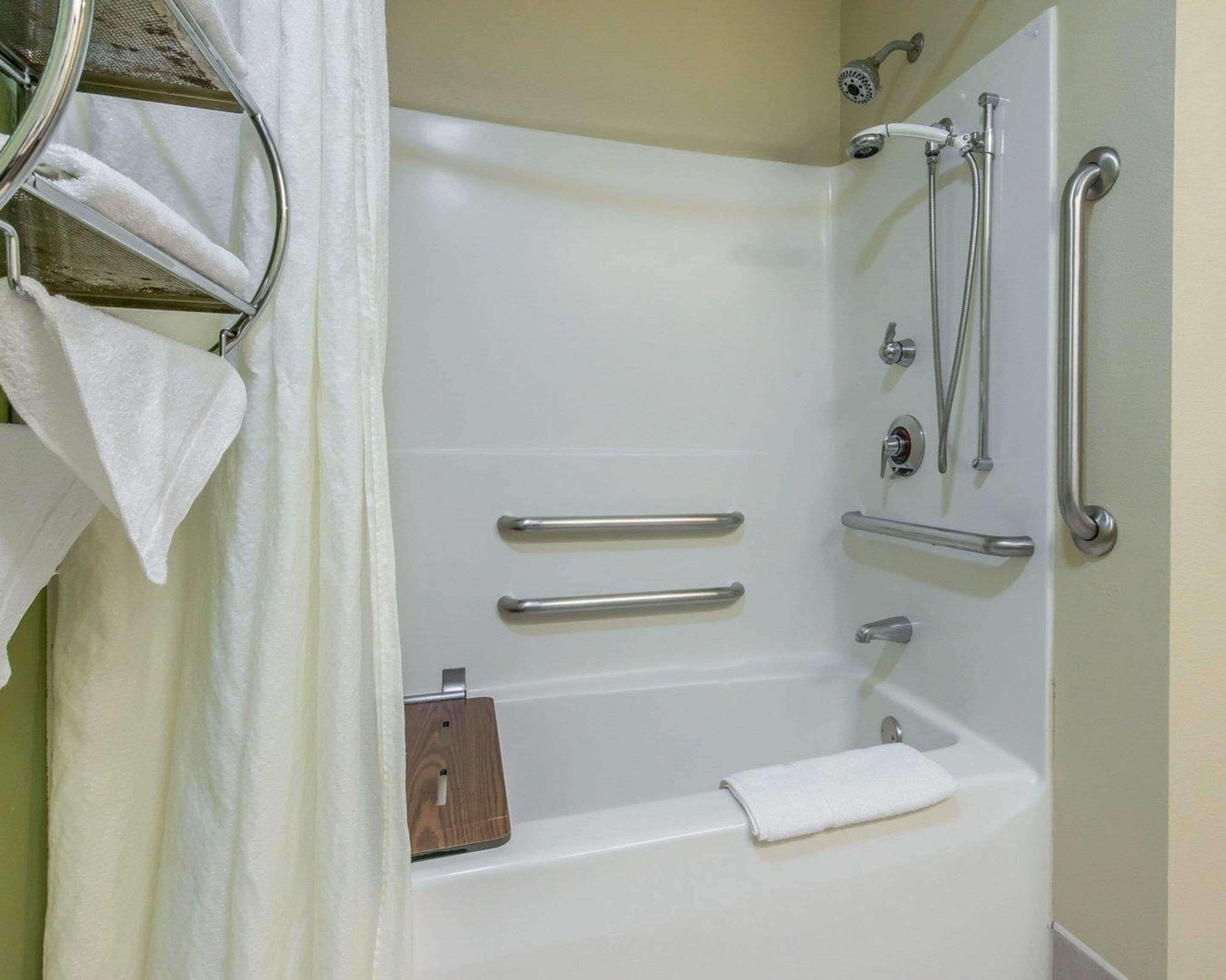 hypo-allergenic bedding, down duvets, desk, iron/ironing board