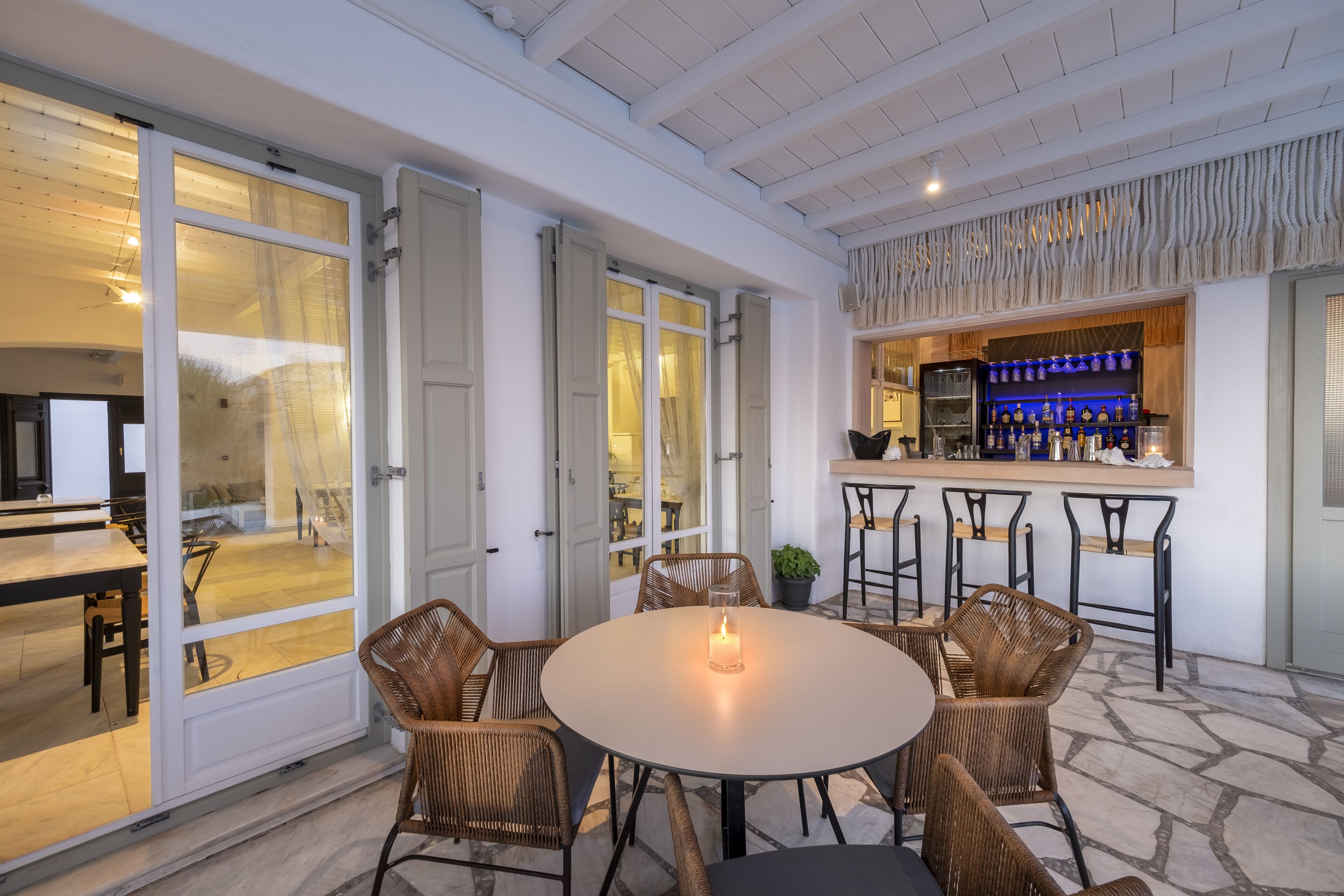 breakfast, lunch, dinner served; mediterranean cuisine, pool views