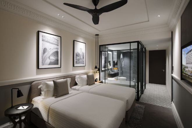 In-room safe, desk, blackout curtains, soundproofing