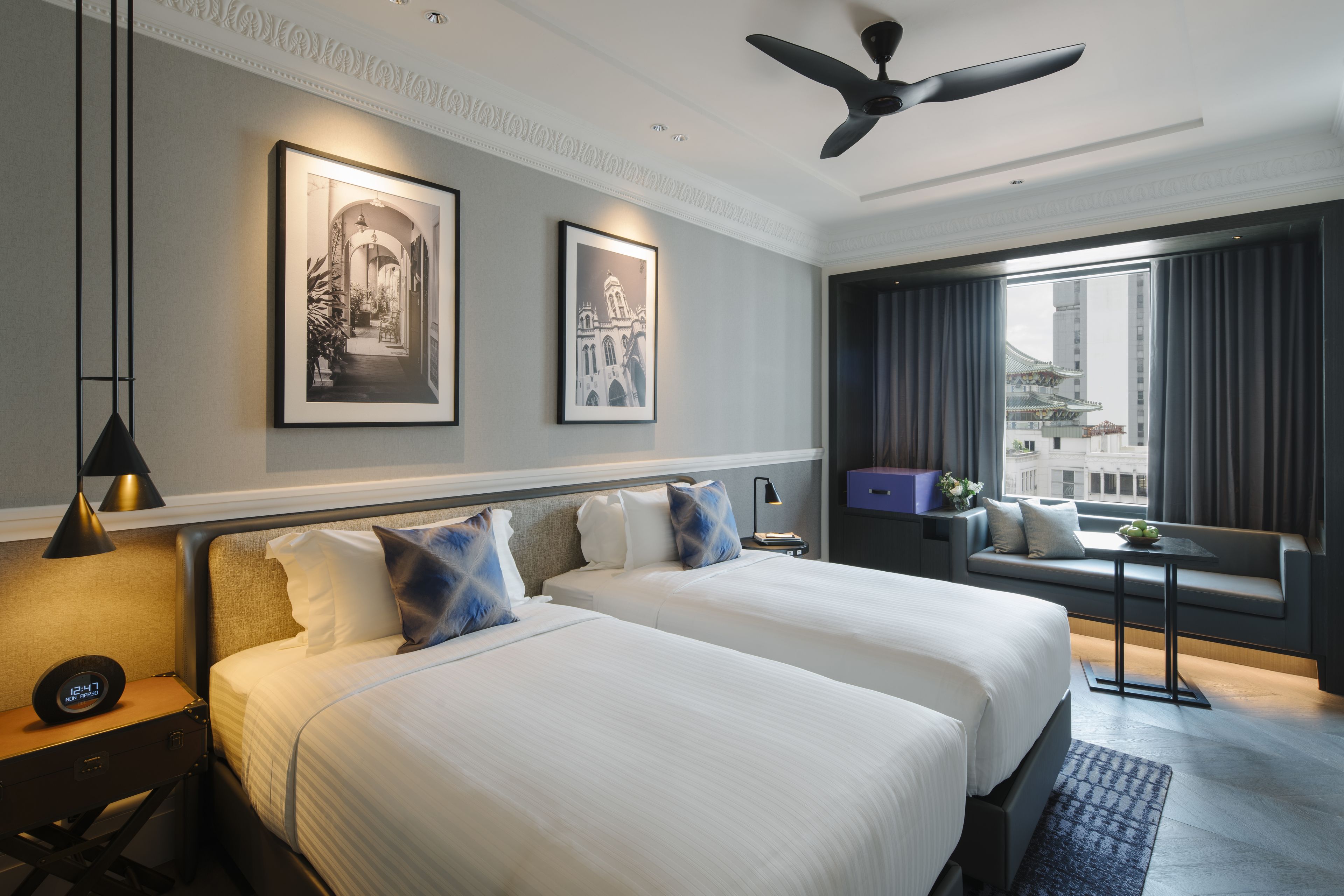 crystal club premier room | in-room safe, desk, blackout curtains, soundproofing
