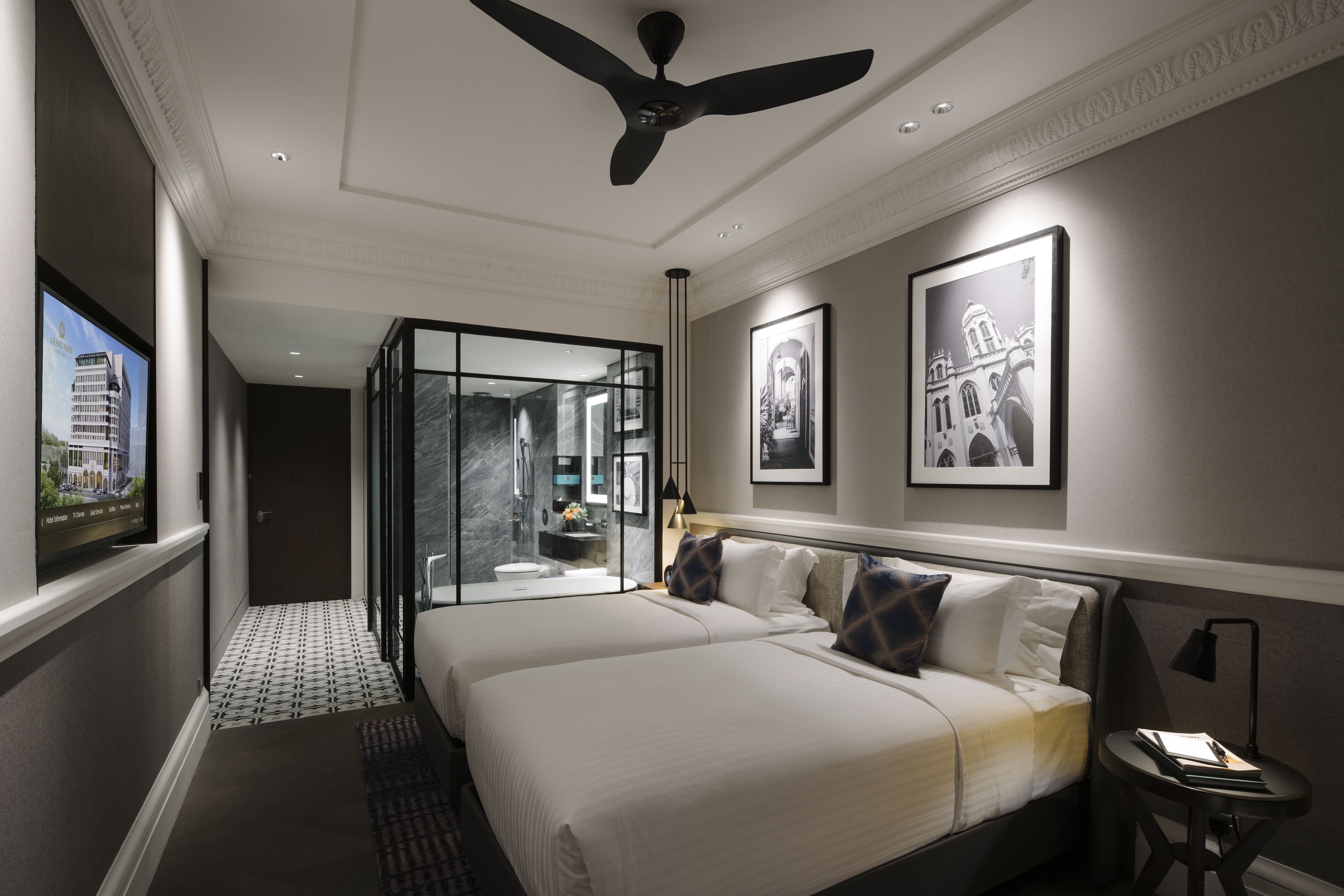 crystal club premier room | in-room safe, desk, blackout curtains, soundproofing