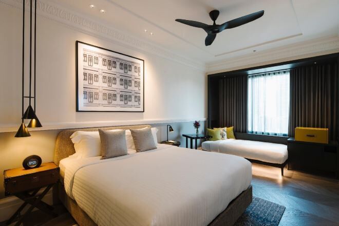 In-room safe, desk, blackout curtains, soundproofing