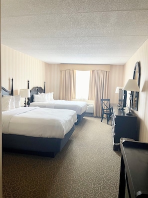 Room, 2 Double Beds, Accessible, Non Smoking | Premium bedding, pillow-top beds, individually decorated