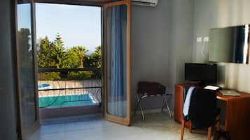 Minibar, in-room safe, desk, cots/infant beds