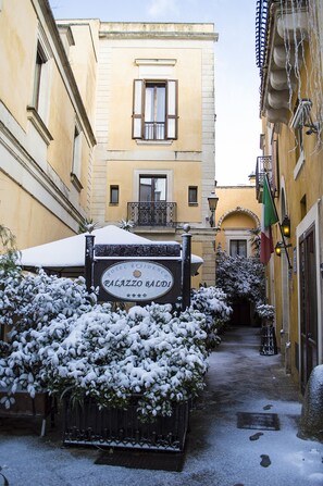 Façade de l’hébergement